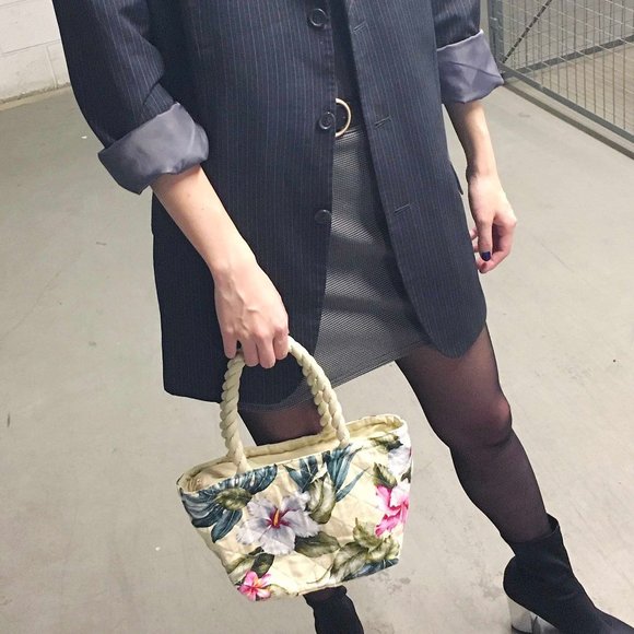 Floral cloth bag - Picture 4 of 4